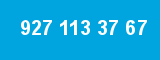 927 113 37 67 927 113 37 67